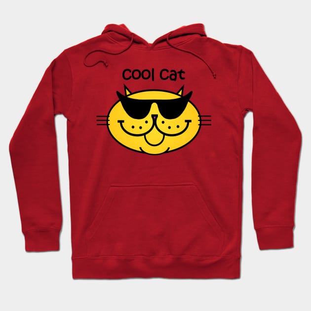 COOL CAT 2 -SOLID GOLD Hoodie by RawSunArt